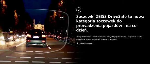 Soczewki ZEISS Indywidualne DriveSafe Premium