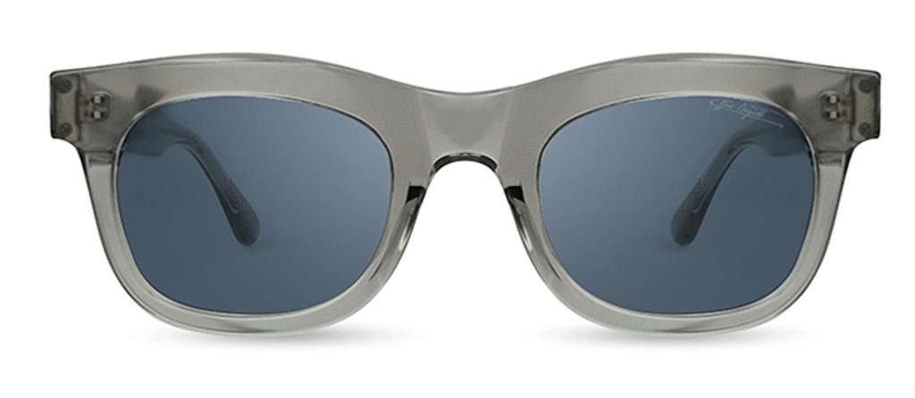 Okulary Bugatti Bugatti 70 Crystal Grey Acetate – Sterling Silver – Dark Blue Lens