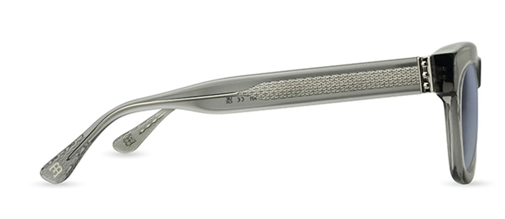 Okulary Bugatti Bugatti 70 Crystal Grey Acetate – Sterling Silver – Dark Blue Lens - hover